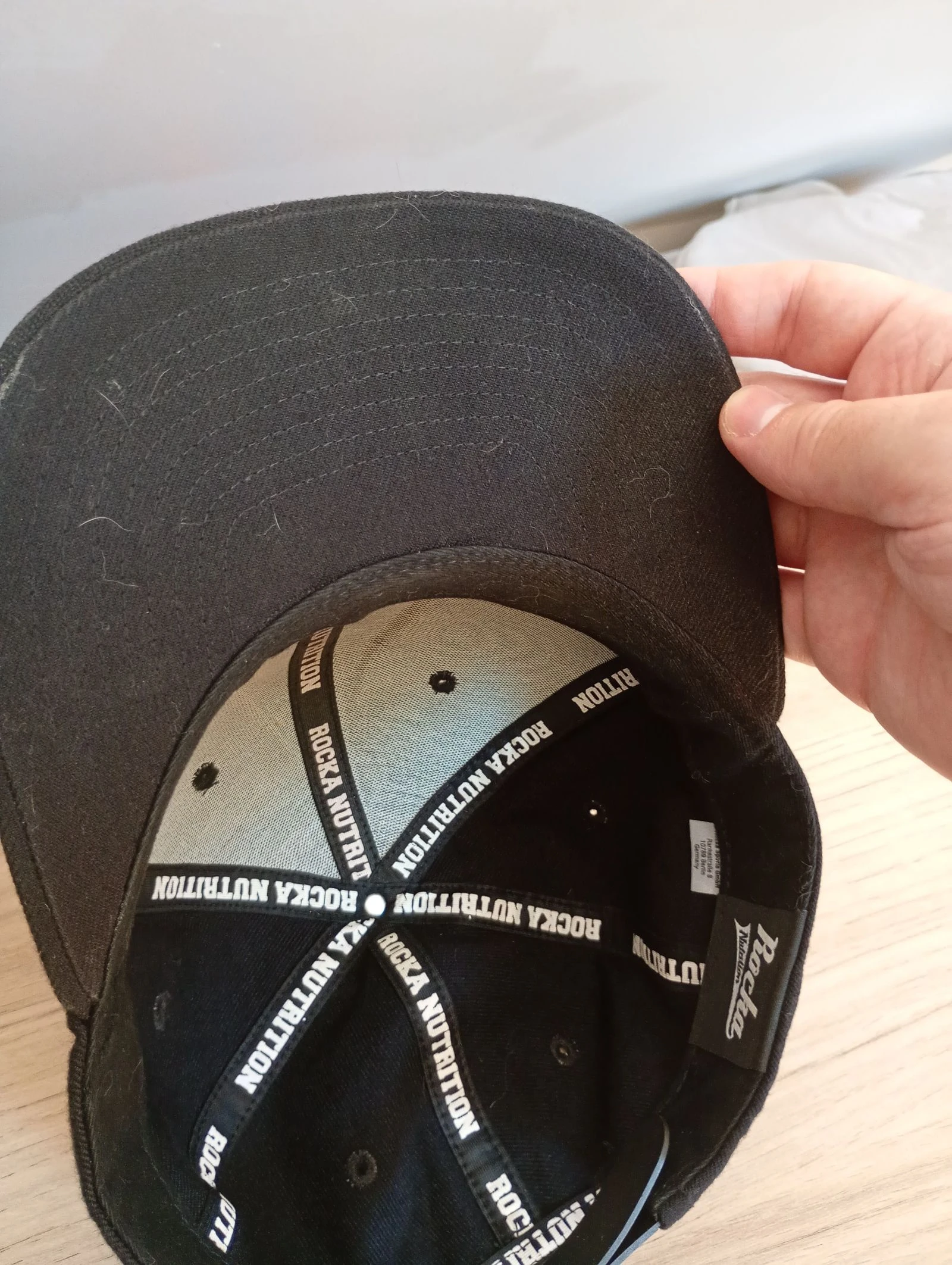 Vintage adjustable cap Rocka nutrition embroidered logo – photo 2